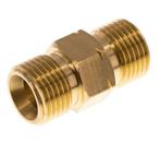Dubbele Nippel G1/2 Man X Man Linkshandig Messing 16bar, Doe-het-zelf en Verbouw, Verzenden, Nieuw