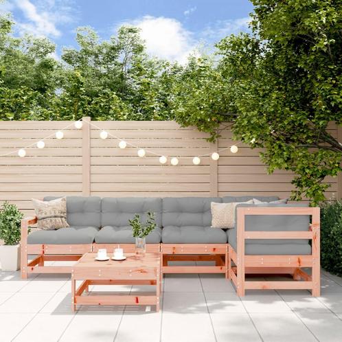 vidaXL 6-delige Loungeset massief douglashout, Tuin en Terras, Tuinsets en Loungesets, Loungeset, Nieuw, 6 zitplaatsen, Verzenden