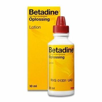 Betadine Jodium oplossing 100 mg/ml 30 ml beschikbaar voor biedingen