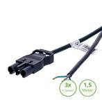 3-SWP AANSLUITSNOER MALE | 1.5 METER | 3×1.5mm², Nieuw