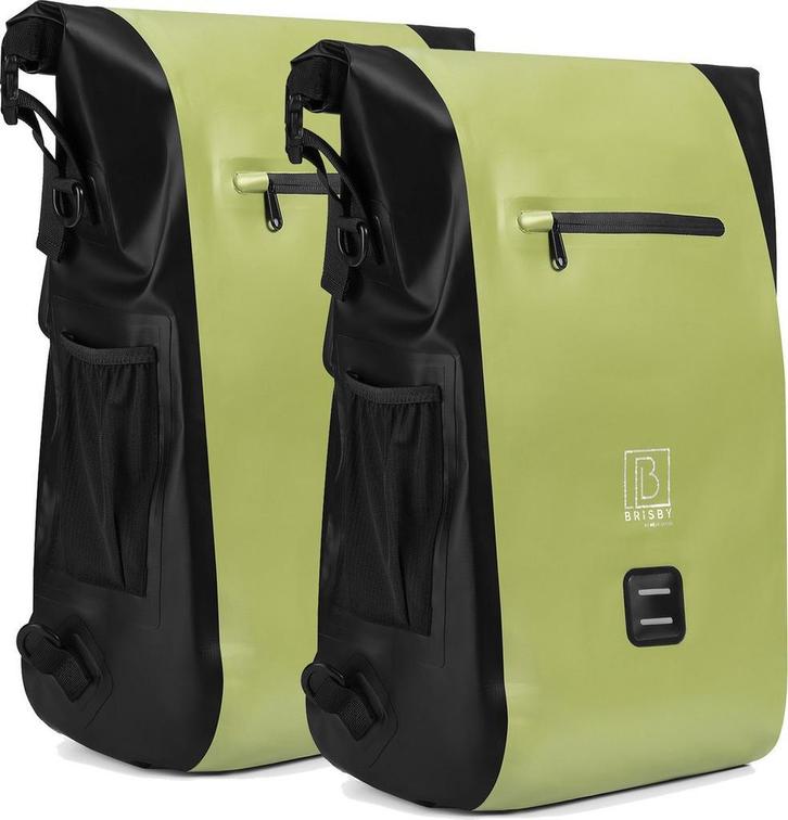 Brisby 40-52 Liter 3 in 1 Waterdichte Rolltop Fietstassenset, Fietsen en Brommers, Fietsaccessoires | Fietstassen, Nieuw, Ophalen of Verzenden