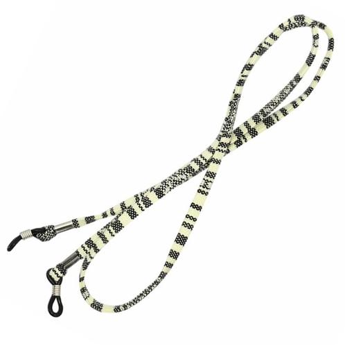 Fako Bijoux® - Brillenkoord - Inka - 70cm - Zwart, Sieraden, Tassen en Uiterlijk, Zonnebrillen en Brillen | Dames, Verzenden