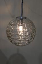 Vintage bollamp, globe - Doria, transparant, Zo goed als nieuw, Glas, Mid century