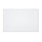 Badmat Wit Platte Rand 50x76cm 600 gr/m2 - Treb Bed & Bath, Verzenden, Nieuw, Overige kleuren, Badmat