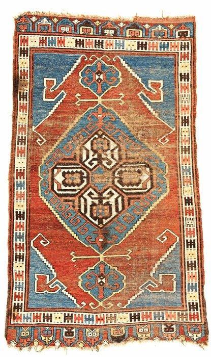 Tapijt - 248 cm - 141 cm - Anatolisch tapijt ca 1800, Huis en Inrichting, Stoffering | Tapijten en Kleden