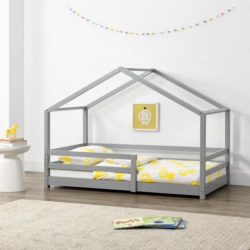 [en.casa] Kinderbed Knätten met uitvalbeveiliging 90x200 cm, Kinderen en Baby's, Kinderkamer | Beddengoed, Nieuw, Verzenden