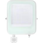 LED Bouwlamp 100 Watt met Sensor - LED Schijnwerper - Aigi, Nieuw, Ophalen of Verzenden, Lamp met armatuur