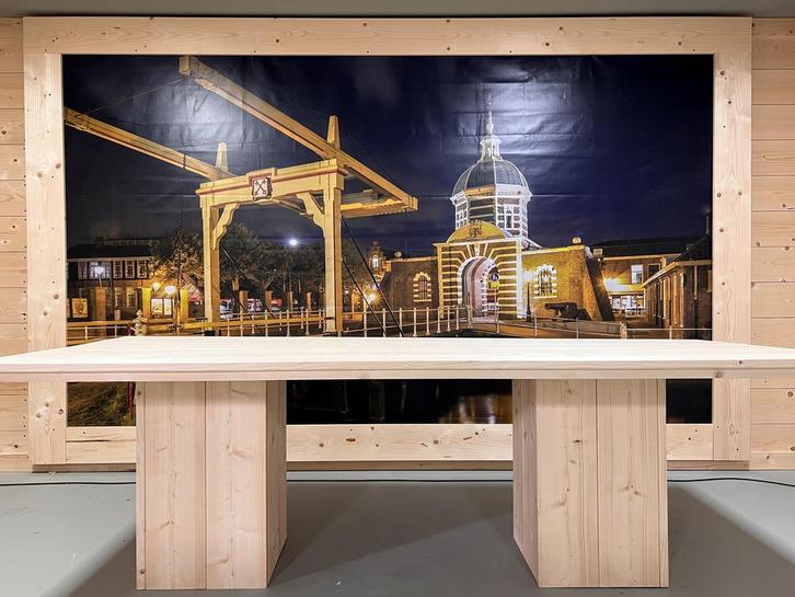 Steigerhouten (Eet) Tafel, Huis en Inrichting, Tafels | Eettafels, 50 tot 100 cm, 100 tot 150 cm, Rechthoekig, Nieuw, Overige houtsoorten