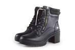 Mustang Veterboots in maat 38 Zwart | 10% extra korting, Kleding | Dames, Schoenen, Verzenden, Zwart, Overige typen, Zo goed als nieuw