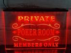 Poker room neon bord lamp LED cafe verlichting reclame licht, Verzamelen, Merken en Reclamevoorwerpen, Verzenden, Nieuw