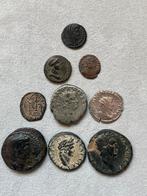 Romeinse Rijk Lot of 9 coins 1st-3th Century AD. Incl.: