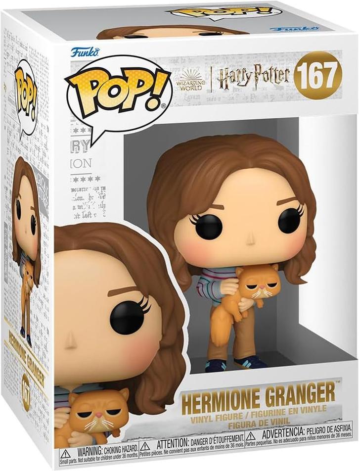 Funko Pop! - Harry Potter - Hermione with Crookshanks #167 |, Verzamelen, Poppetjes en Figuurtjes, Nieuw, Verzenden