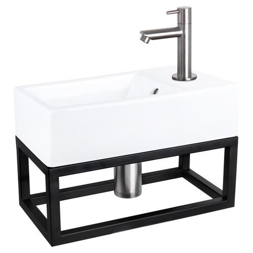 Fonteinset Differnz Force Keramiek en Handoekrek 40x22x11.5, Huis en Inrichting, Badkamer | Badkamermeubels, Overige typen, Nieuw