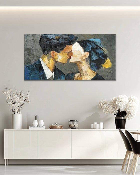 StefanoArt - Midnight Kiss, Antiek en Kunst, Kunst | Schilderijen | Modern