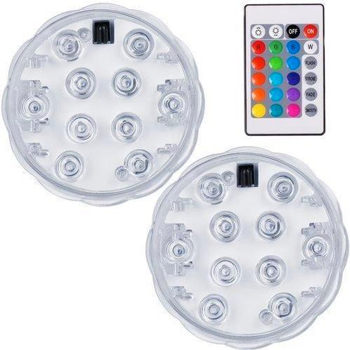 Onderwater LED spots - RGB - 10 LEDs - Set van 2, Huis en Inrichting, Lampen | Spots, Vloerspot of Grondspot, Nieuw, Led, Ophalen of Verzenden