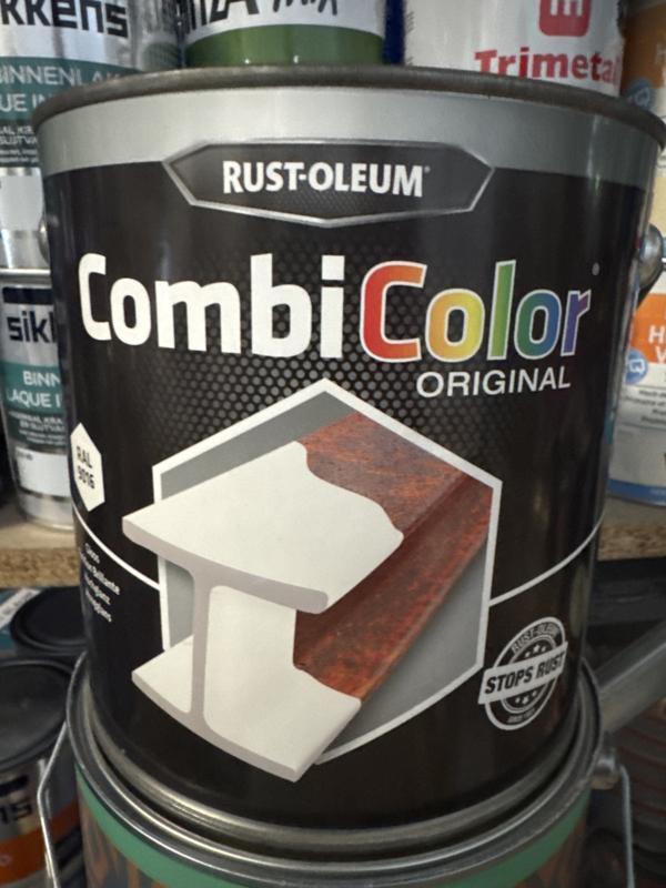 RUST-OLEUM hoogglans - RAL 9010 - 2,5 liter, Doe-het-zelf en Verbouw, Verf, Beits en Lak, Verf, Overige kleuren, Nieuw, Minder dan 5 liter