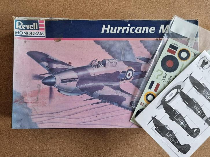 Revell Monogram 85-4667 Hurricane Mk IIC 1:32 + Eagle strike, Hobby en Vrije tijd, Modelbouw | Vliegtuigen en Helikopters, Verzenden