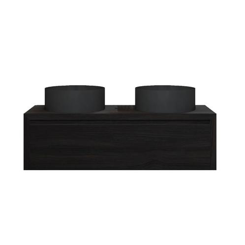 Gliss Design Onderkast Ares 140 cm Charcoal, Doe-het-zelf en Verbouw, Sanitair, Bad, Nieuw, Ophalen of Verzenden
