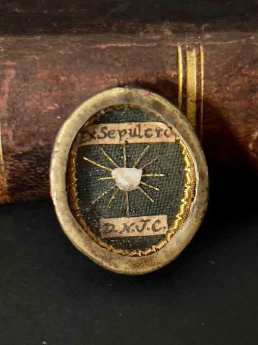 Reliekhouder - Messing - 1850-1900 - Graf van Jezus, Antiek en Kunst, Kunst | Niet-Westerse kunst