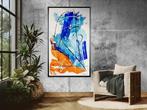 Luc Mora - La statue bleue - XXXL