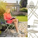 Bistroset - Tuinset 2 persoons - Tuinstoelen met tafel - Crè, Tuin en Terras, Verzenden, Nieuw