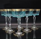 Artemisia - Champagne fluitje (6) - Kristal, oro 24kt, Antiek en Kunst, Antiek | Glas en Kristal