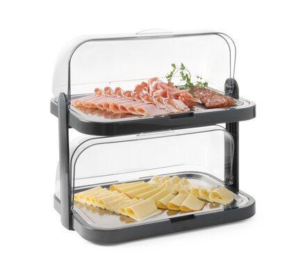 Roltop-presentatie dubbel, inclusief 4 koelelementen, Zakelijke goederen, Horeca | Keukenapparatuur, Nieuw in verpakking, Verzenden