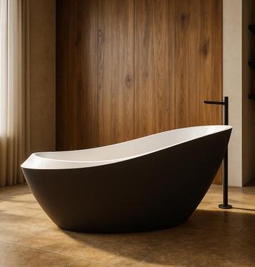 Ligbad Ancon 180 x 85 x 88 cm Vrijstaand Bad wit beschikbaar voor biedingen