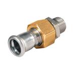 Bonfix Pers RVS 3-delige koppeling R1 1/2x42, Ophalen of Verzenden, Nieuw