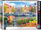 Amsterdam Puzzel (1000 stukjes) | Eurographics - Puzzels, Hobby en Vrije tijd, Denksport en Puzzels, Nieuw, Verzenden