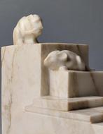 Klok - Art Deco - Carrara marmer - 1920-1930 - Art Deco