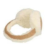 Haarband Oorwarmers Bruin Fluffy Creme, Verzenden, Nieuw