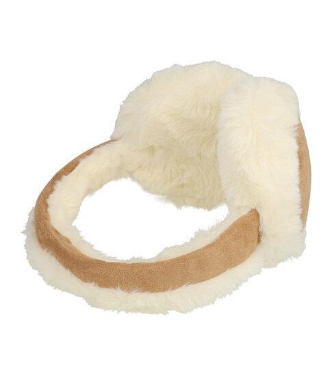 Haarband Oorwarmers Bruin Fluffy Creme, Sieraden, Tassen en Uiterlijk, Uiterlijk | Haarverzorging, Verzenden