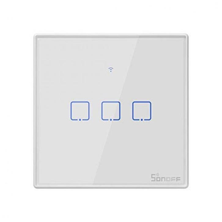 Sonoff T2 Muur schakelaar - T2EU3C - WiFi + RF, Hobby en Vrije tijd, Elektronica-componenten, Verzenden