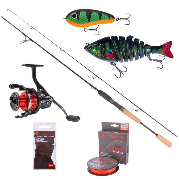 Ultimate Clever Jerkbait Spin Set 1.80m (40-90g), Watersport en Boten, Hengelsport | Algemeen, Nieuw, Verzenden