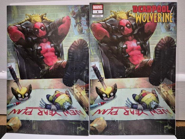 Deadpool Wolverine 1 - Deadpool Wolverine - 2 Comic, Variant, Boeken, Strips | Comics