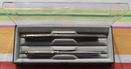 Parker - Silver Cisele 75 SET - Vulpen, Verzamelen, Pennenverzamelingen