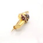 Broche - 18 karaat Geel goud - 1.08ct. tw. Diamant, Sieraden, Tassen en Uiterlijk, Antieke sieraden