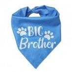 Honden bandana Big Brother blauw of Big Sister roze, Nieuw, Verzenden