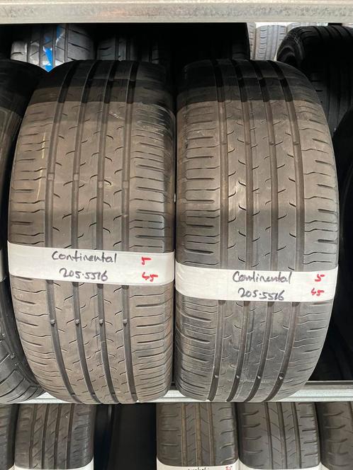 205-55-16 Continental Zomerbanden 5mm Incl Montage 205 55 16, Auto-onderdelen, Banden en Velgen, 16 inch, Zomerbanden, 205 mm