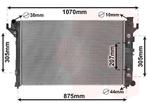 RADIATOR VOOR DODGE RAM 1994-2001 52029189AA, Auto-onderdelen, Airco en Verwarming, Ophalen of Verzenden, Nieuw