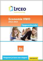 Lyceo Examentraining   Examenbundel Economie V 9789491708084, Zo goed als nieuw