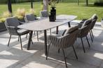 Taste Cannes/Manolo 6-persoons Deens ovale tuinset 240x103, Verzenden, Nieuw, Overige materialen, Tuinset