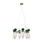 *WOONWINKEL* Kare Design Charleston Six Unieke Kroonluchter, Huis en Inrichting, Lampen | Hanglampen, Verzenden, Nieuw