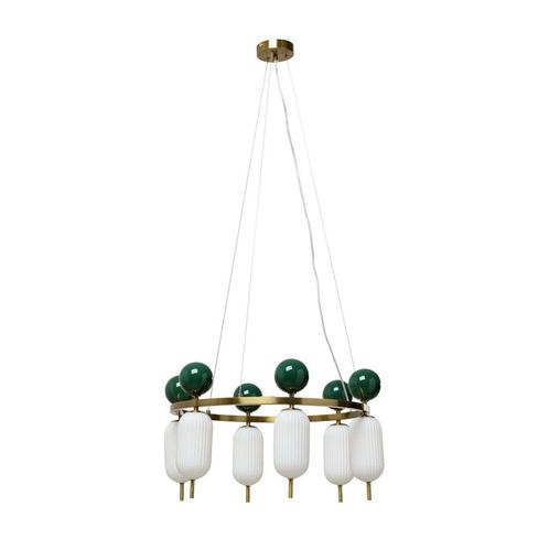 *WOONWINKEL* Kare Design Charleston Six Unieke Kroonluchter, Huis en Inrichting, Lampen | Hanglampen, Nieuw, Verzenden