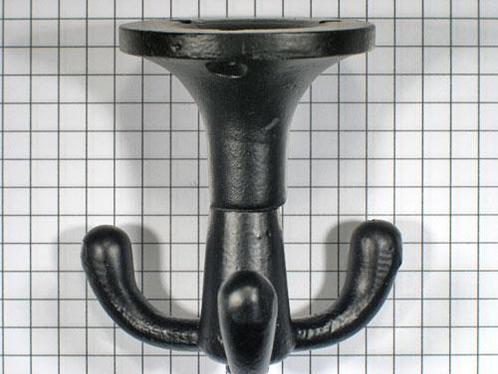 Kapstokhaak onderbouw, ijzer zwart, Huis en Inrichting, Woonaccessoires | Kapstokken, Verzenden