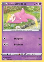 Galarian Slowpoke 054/198 Chilling Reign, Ophalen of Verzenden, Nieuw, Losse kaart, Foil