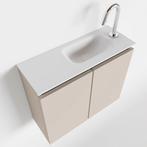 MONDIAZ TURE 60cm toiletmeubel linen. EDEN wastafel talc, Ophalen of Verzenden, Nieuw, Bad