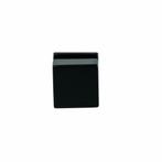 Knopkruk Quadro op vierkant rozet 4mm dun - zwart, Nieuw, Verzenden