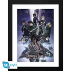 GBeye Attack on Titan Framed Print 30x40CM-S4 Key Art 2, Ophalen of Verzenden, Nieuw
